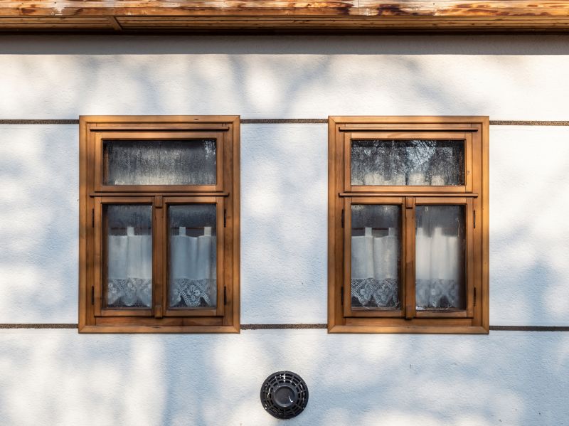 Windows with Decorative Frames